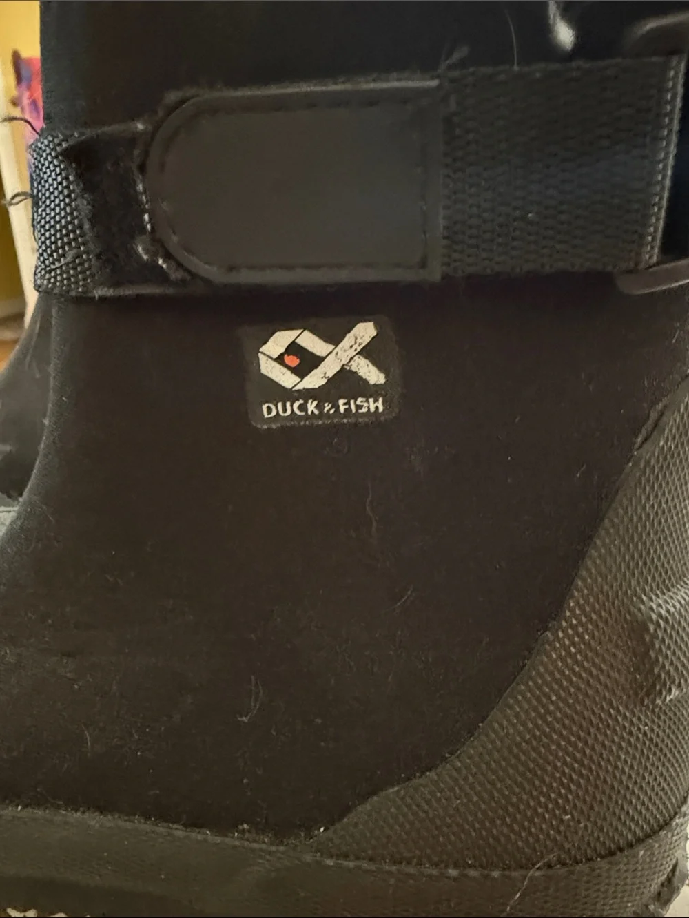 Duck & Fish Neoprene Wading Shoe Boots Unisex Black